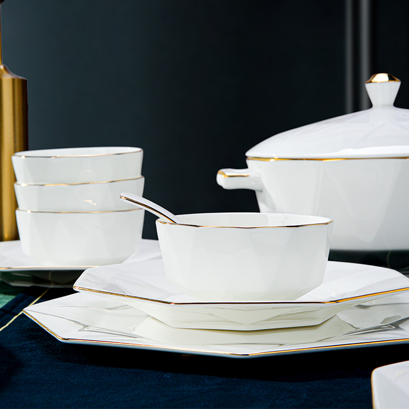 white bone china dinnerware