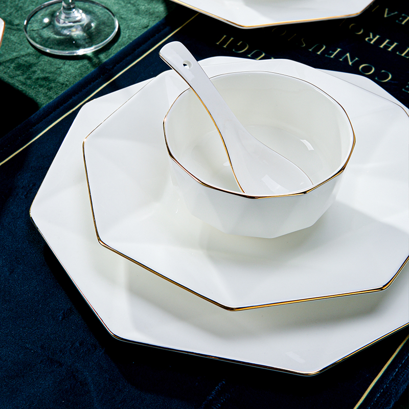 white bone china dinner set