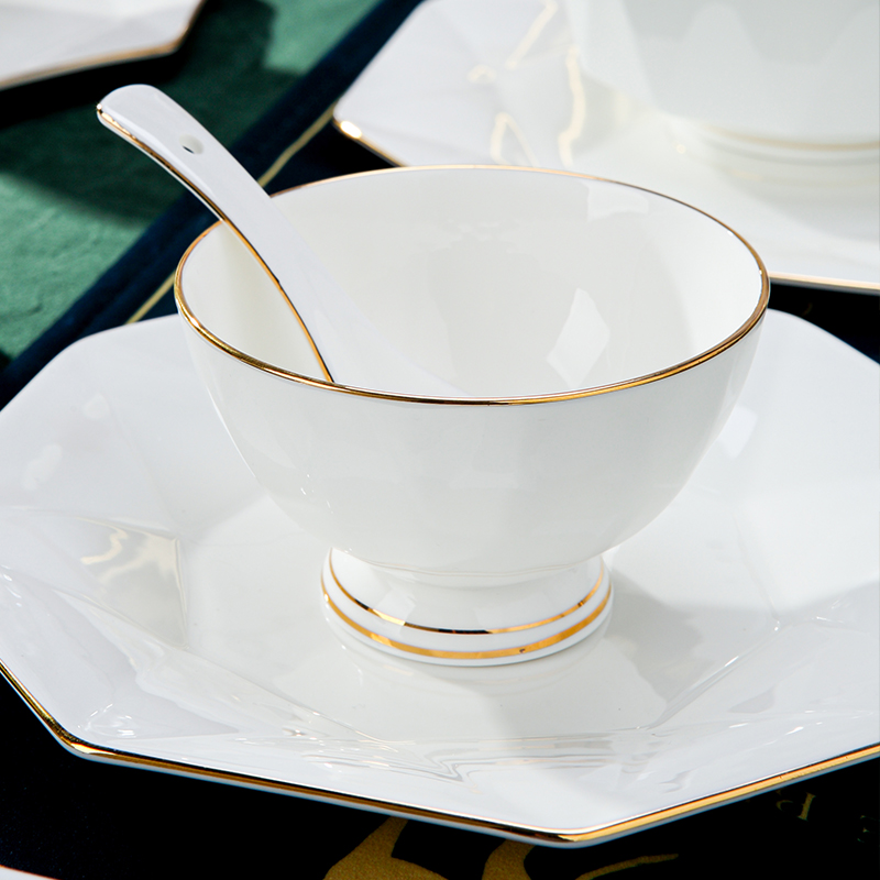 white bone china dinnerware set